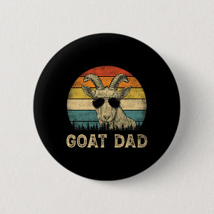 Goat Vater Goat Lovers Daddy Vatertag Button