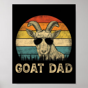 Goat Vater Goat Lovers Daddy Vatertag Poster