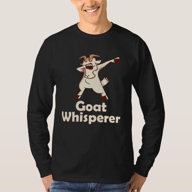 Goat Whisperer & Goats dabbing T-Shirt (Vorderseite)
