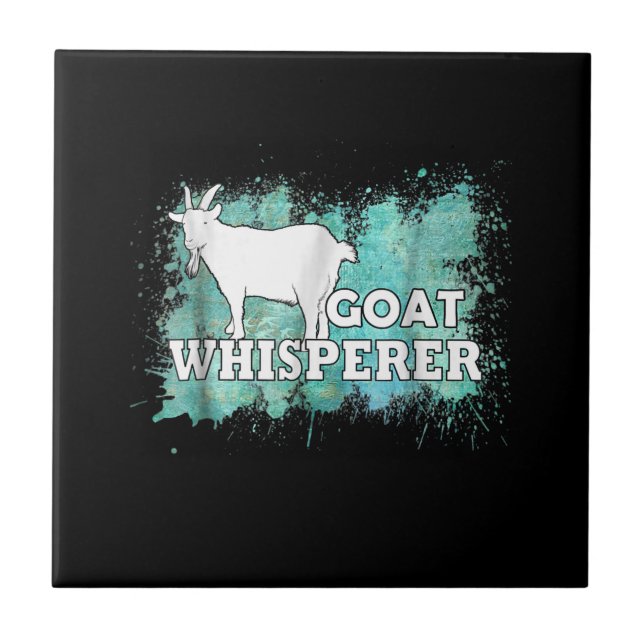 Goat Whisperer Goats Farmer Fliese (Vorderseite)