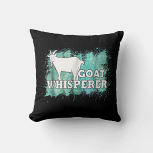 Goat Whisperer Goats Farmer Kissen