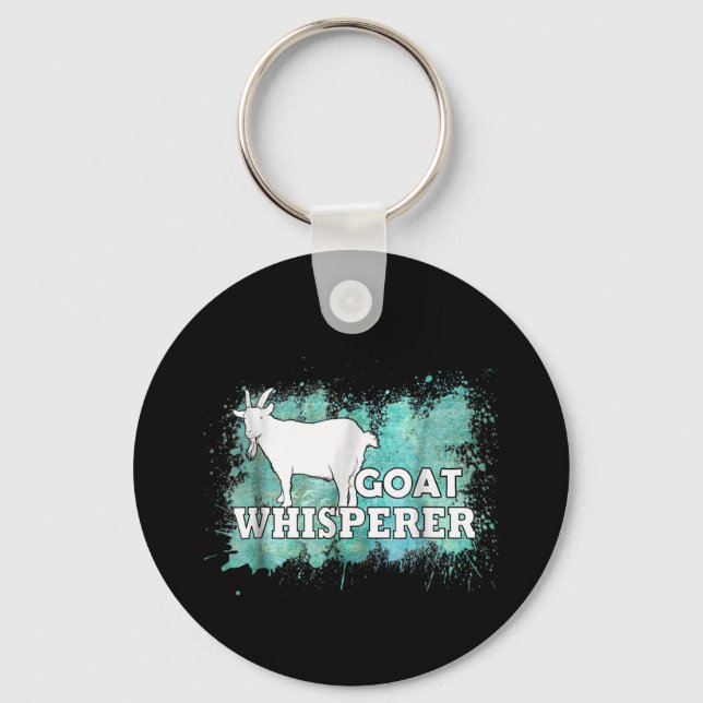 Goat Whisperer Goats Farmer Schlüsselanhänger (Vorderseite)