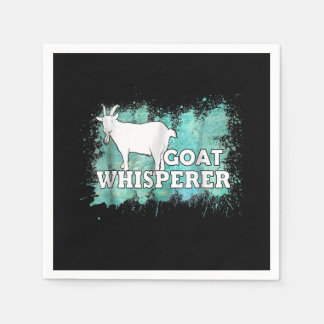 Goat Whisperer Goats Farmer Serviette