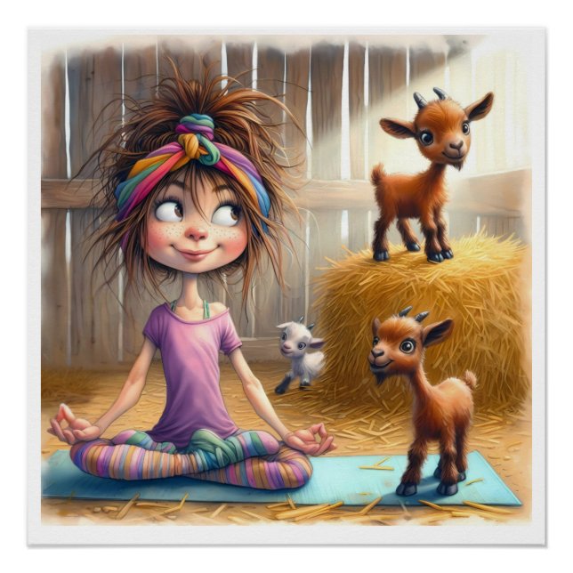 GOAT YOGA POSTER (Vorderseite)