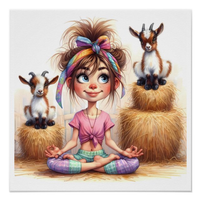 GOAT YOGA POSTER (Vorderseite)
