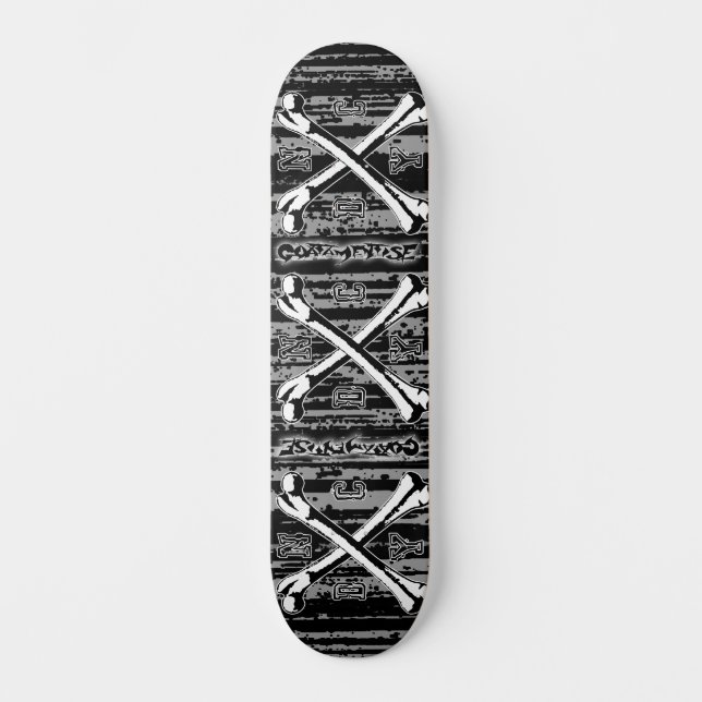 Goatamente NYDC Bones Skateboard (Vorderseite)