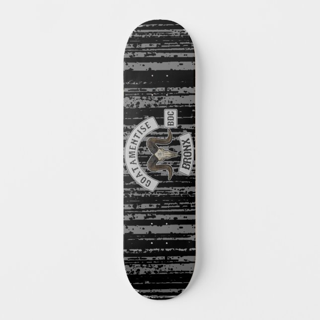 Goatamenties Biker Patch Skateboard (Vorderseite)