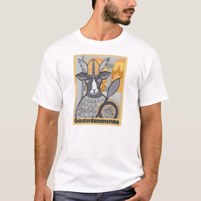 Goaterdammerung:  Dämmerung der Ziegen T-Shirt (Vorderseite)