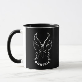 goathisch | Gothic Pun | Satanziege Tasse