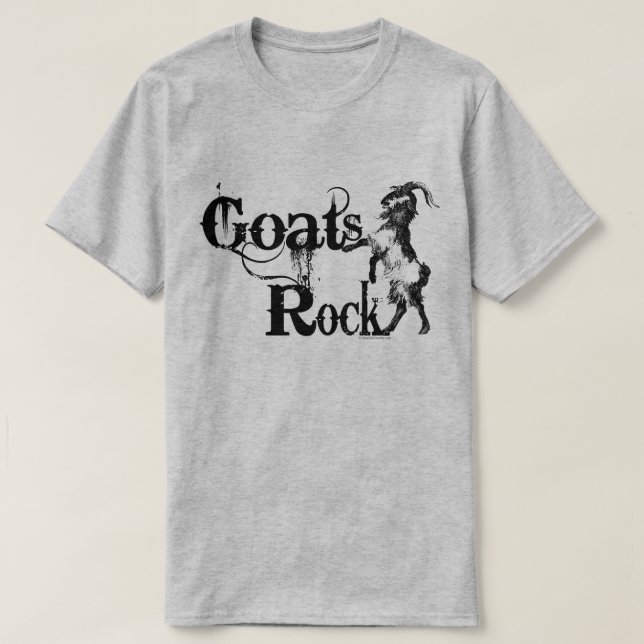 GOATS ROCK | von TotallyGoatally™ T-Shirt (Design vorne)
