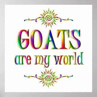 GOATS sind meine Welt Poster