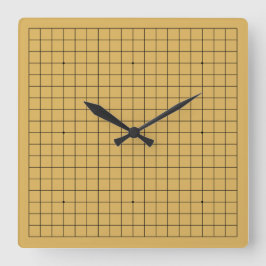 Goban Clock 1-12 Quadratische Wanduhr
