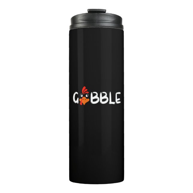 Gobble, Erntedank Thermosbecher (Vorderseite)
