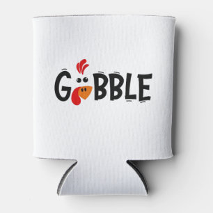 Gobble Funny Erntedank Türkei Fest Dosenkühler