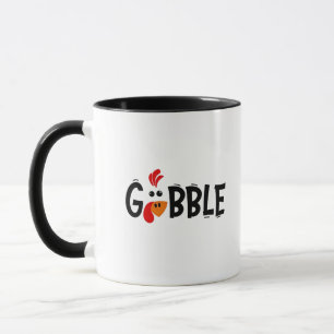 Gobble Funny Erntedank Türkei Fest Tasse