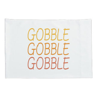 Gobble Gobble Gobble Funny Niedlicher Erntedank Wi Kissenbezug