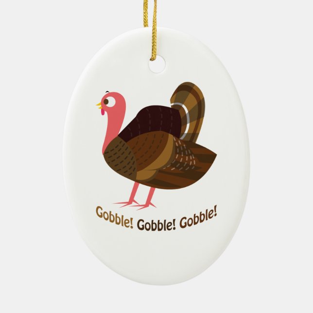 Gobble! Gobble! Gobble! Keramikornament (Hinten)