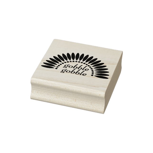 Gobble Gobble Gummistempel (Stempel)
