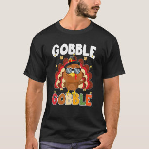 Gobble Gobble Türkei Kleinkind Erntedank T-Shirt