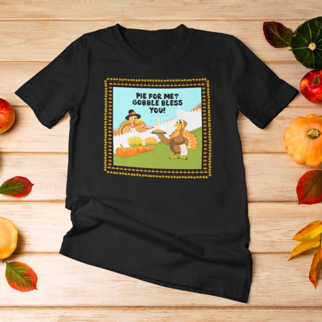 Gobble segne dich über die Freundschaft der Türkei Tri-Blend Shirt (Von Creator hochgeladen)