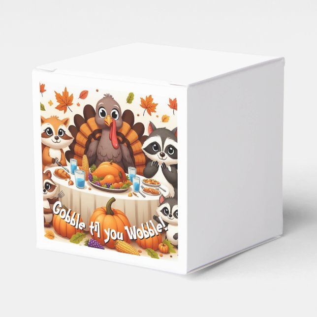 Gobble til we Wobble Geschenkschachtel (Vorderseite)