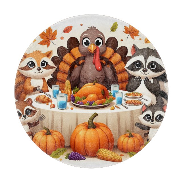 Gobble til we Wobble Schneidebrett (Vorderseite)