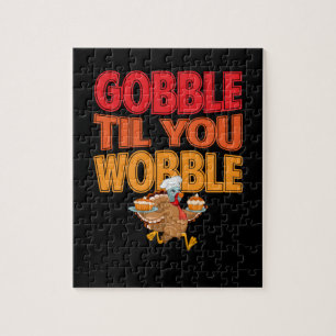 Gobble Til You Wobobble Türkei Erntedank Day
