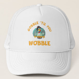 Gobble Til You Wobobobobobbeln Türkei Erntedank Truckerkappe