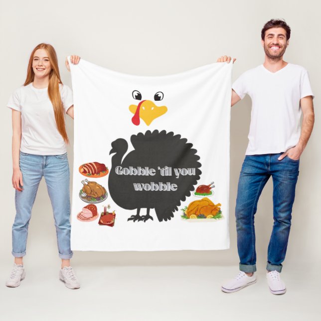 Gobble & Wobble  Fleecedecke (Beispiel)