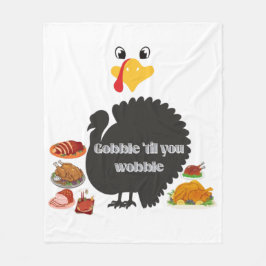 Gobble & Wobble Fleecedecke
