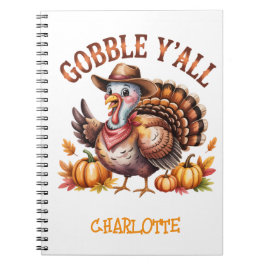 Gobbley'all westernthanksgiving  notizblock