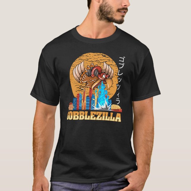 Gobblezilla Türkei Erntedank1151png1151 T-Shirt (Vorderseite)