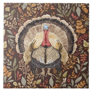 Gobbling Good Times Türkei, Erntedank Muster Fliese