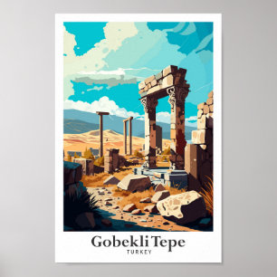 Gobekli Tepe Sanliurfa Türkei Reisen Poster