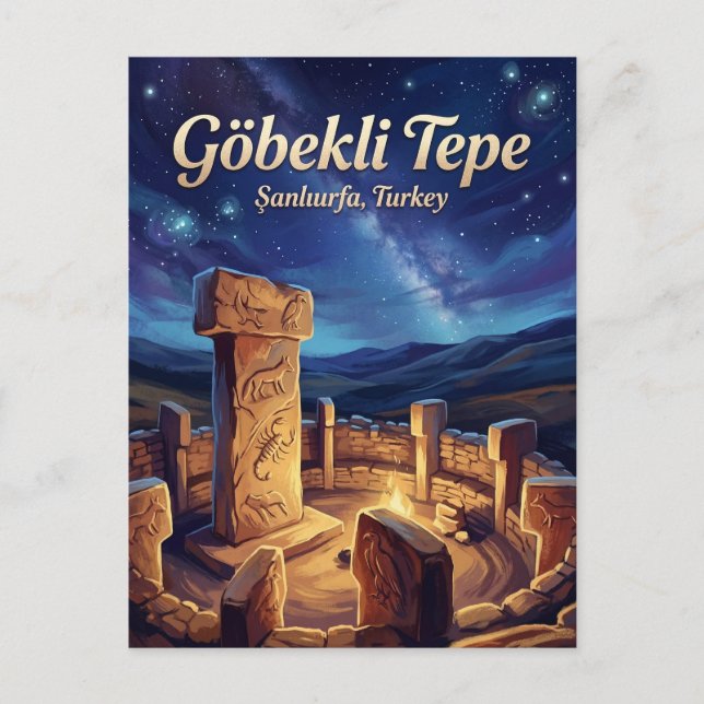 Göbekli Tepe Türkei Postkarte (Vorderseite)