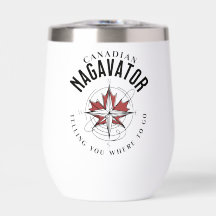 Gobelet Canadian Nagavator vous disant où aller