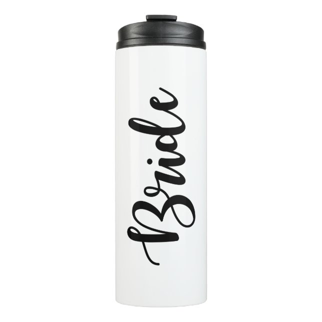 Gobelet de bouteille de boisson pour mariée en pol (Devant)