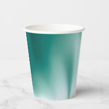 Gobelet en papier Émeraude Brumeux