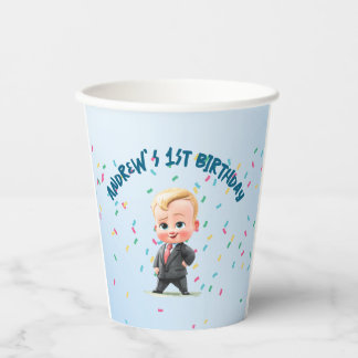 Gobelet en papier personnalisé pour fête d'anniver