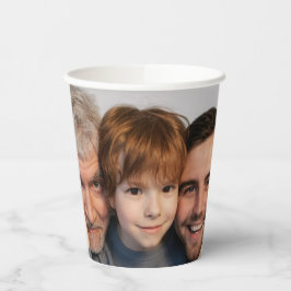 Gobelet en papier photo personnalisé