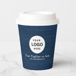Gobelet en papier professionnel Logo d'entreprise