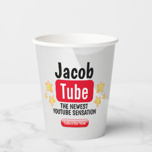 Gobelet en papier Tube Anniversaire