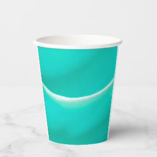 Gobelet en papier vert mer brillant