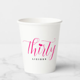 Gobelets En Papier 30ème anniversaire Trente Trente Trente Trente Têt