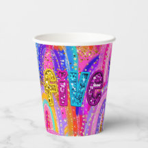 5e anniversaire Pink Rainbow Parties scintillant t