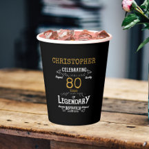 80e anniversaire Légendaire Black Gold Retro