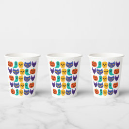 Gobelets en papier à motif Halloween
