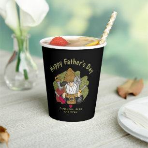 Gobelets En Papier Adorable Handyman & Carpenter Garden Gnome