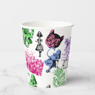 Gobelets En Papier Alice au pays des merveilles