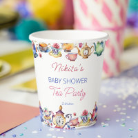 Alice au pays des merveilles baby shower thé party